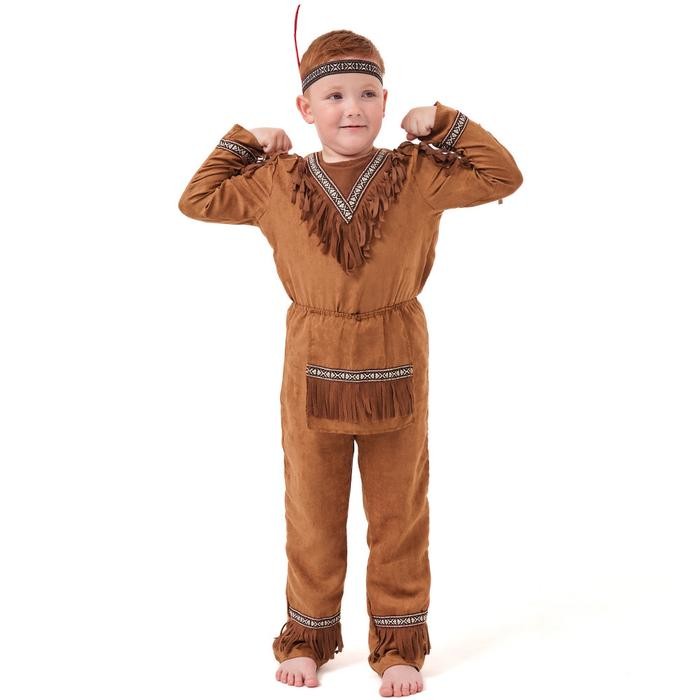 Native Indian Cosplay Halloween Kids Boy Kostum Native Suku Indian Anak Laki Laki