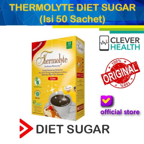 

Pilihan- Thermolyte Diet Sugar 50'S / Gula Diet / Gula Diabetes