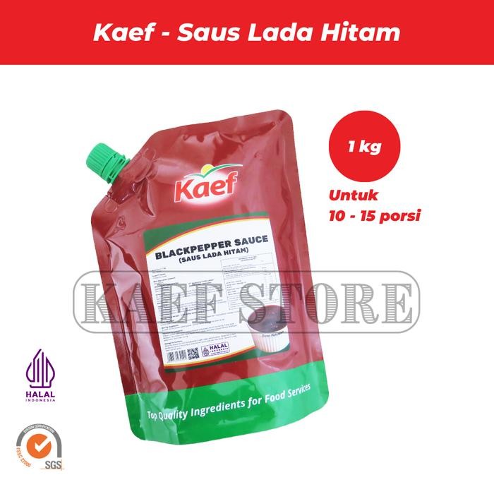 Pilihan- Kaef Saus Blackpepper 1 Kg Sauce Makanan Blackpepper