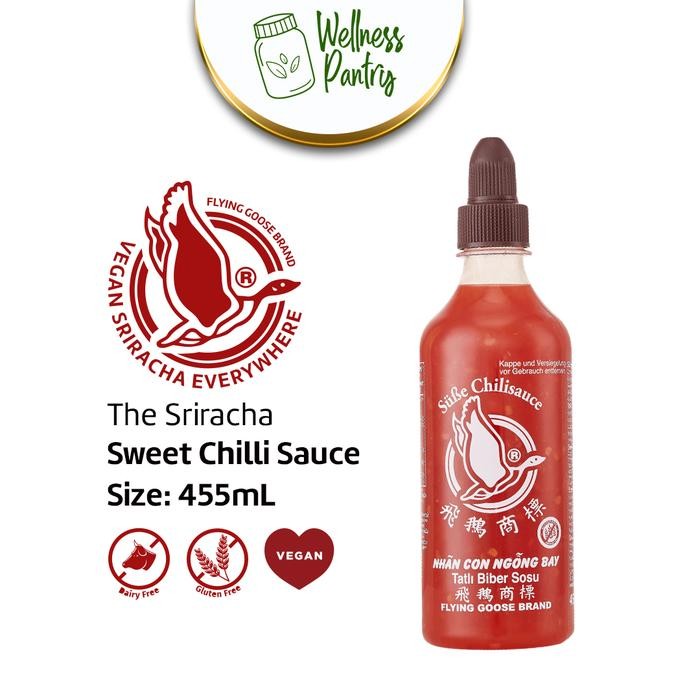

Pilihan- Sriracha Flying Goose Sweet Chili Sauce 455 Ml/ Saus Manis Pedas Vegan