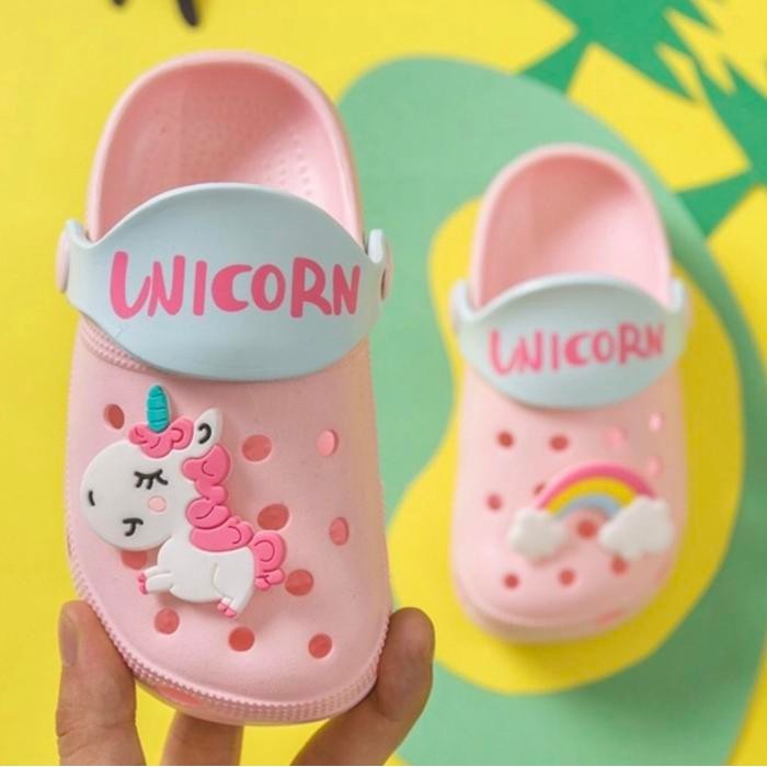 Sepatu Sandal Anak Import Crocs Unicorn / Sendal Unicorn Sandal Anak