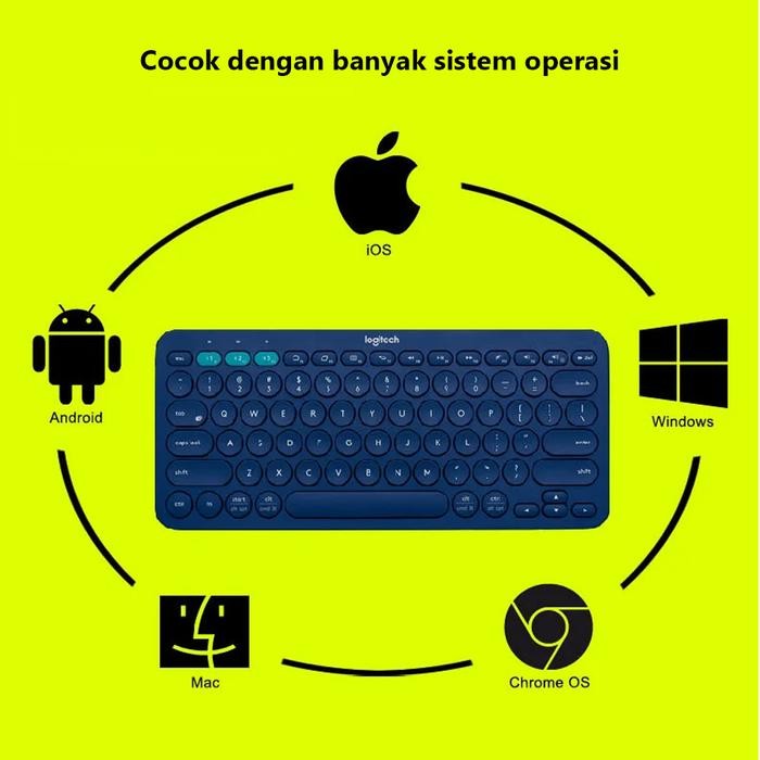 Logitech K380 Keyboard Wireless Keyboard K380 Multifungsi Logitech Keyboard