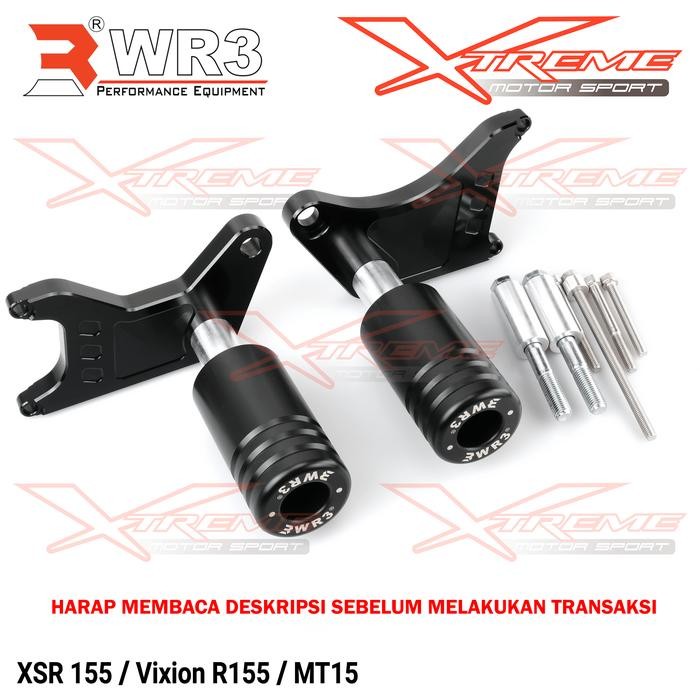 In Stok Frame Slider / Pelindung Fairing Wr3 Xsr 155 / Mt15 / Vixion R155 Kode 152