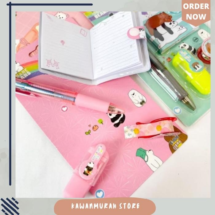 

Bisa E-Faktur! Alat Tulis Set Bear Bears Lucu / Paket Alat Tulis / Pulpen Bear Bears Sekolah