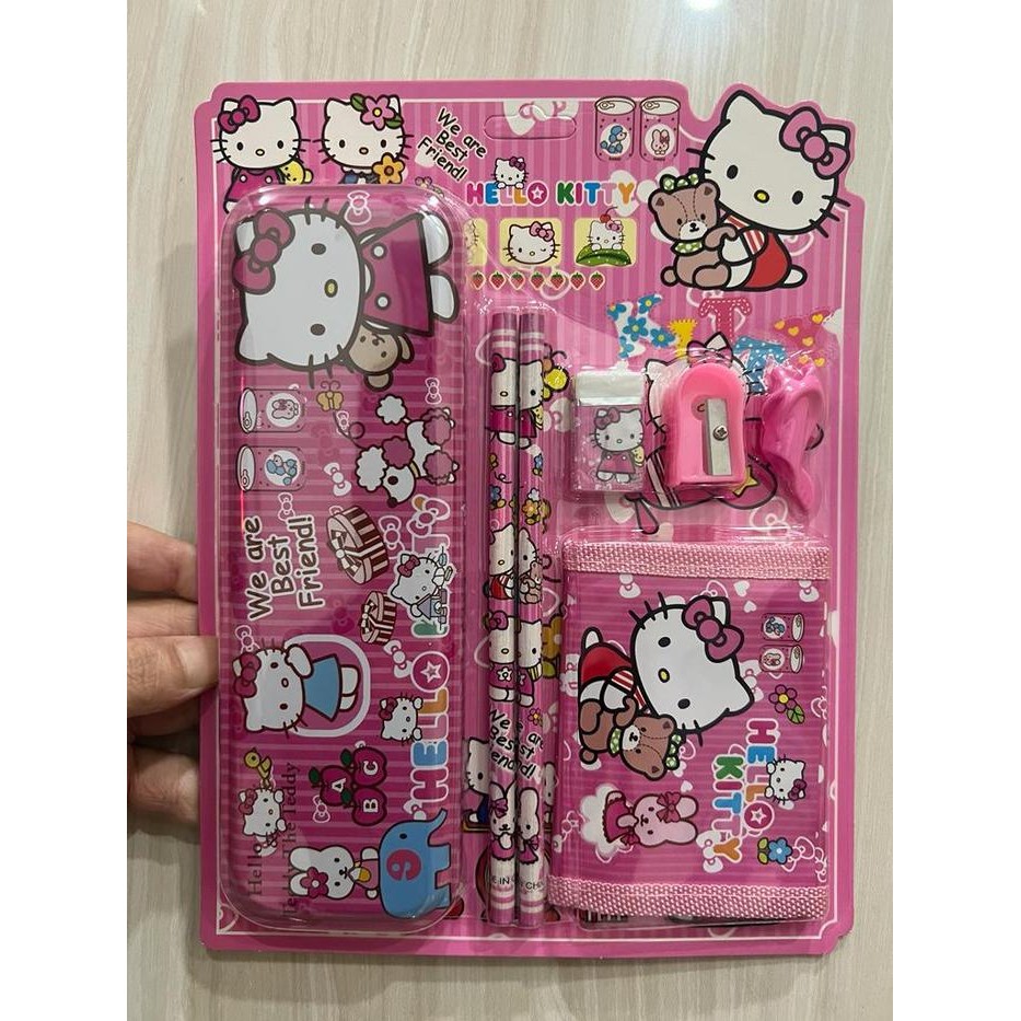 

Alat Tulis Lengkap Anak Sekolah Pensil Set Lengkap Kado Anak Hadiah Untuk Anak Souvernir Anak