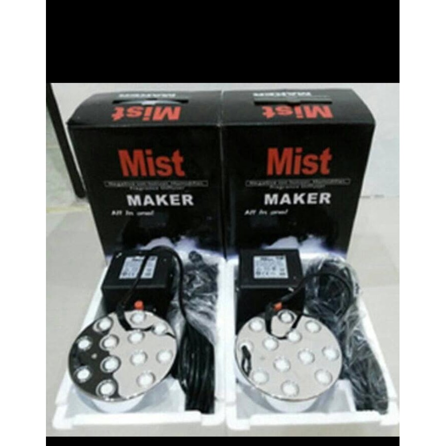 Mesin kabut mist maker 12 mata bulat embun uap humidifer walet