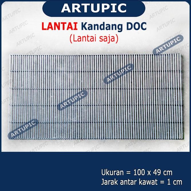 Alas Lantai Kandang Baterai Ayam DOC Jarak antar kawat 1 cm Artupic