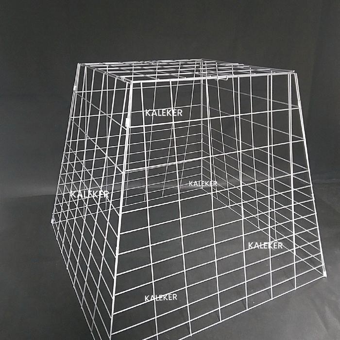 KANDANG KURUNGAN AYAM BESI LIPAT PIRAMIDA GALVANIS