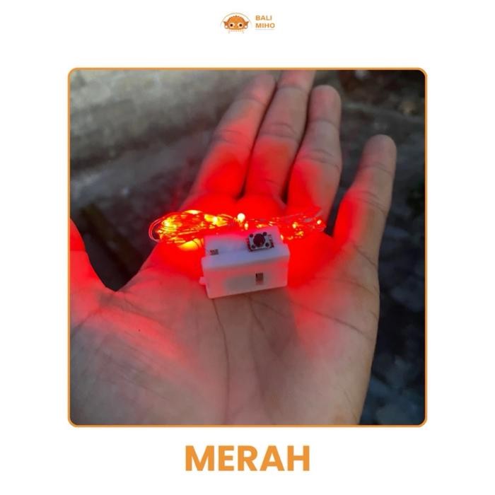 Lampu Layangan 2 meter - Lampu Layangan Kawat Baterai - Lampu Layang Layang Baterai - Lampu Layangan