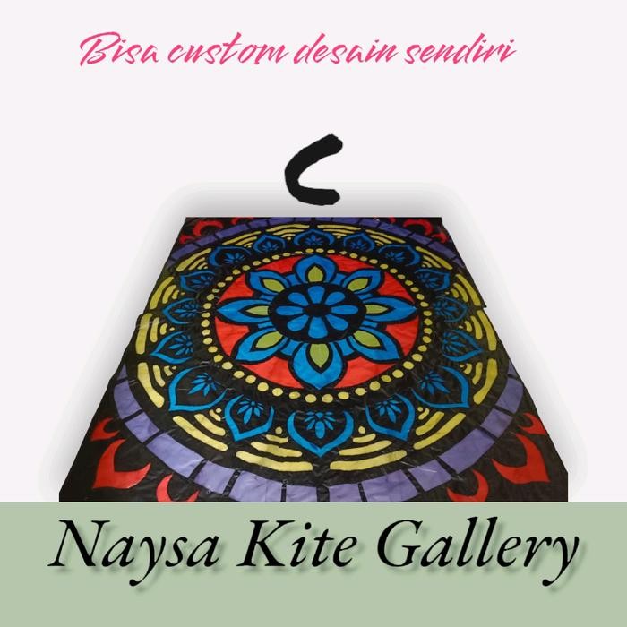 

Sampul plastik layangan motif mandala