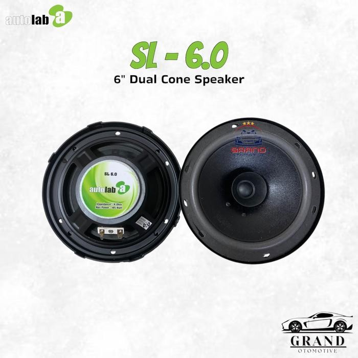 Speaker Pintu Mobil 6 Inch Coaxial 100 Watt Autolab Sl 6.0