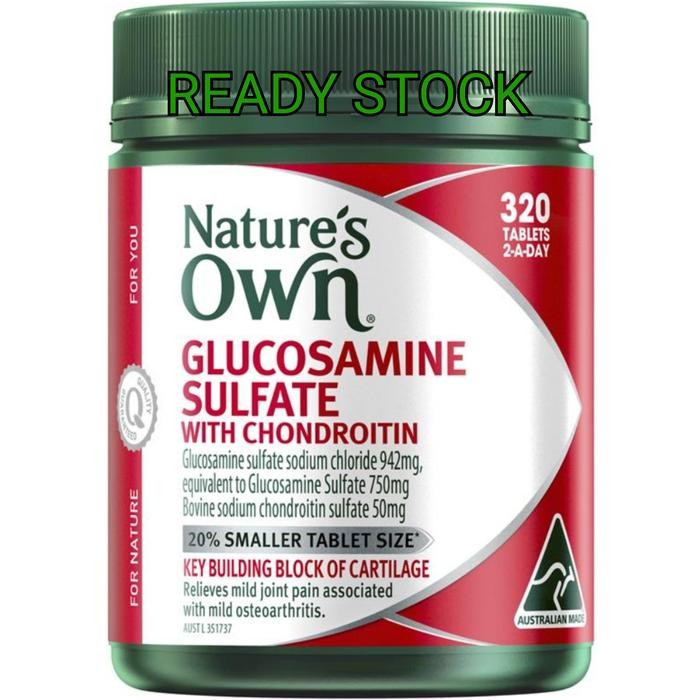 NATURE S OWN GLUCOSAMINE SULFATE CHONDROITIN 320 TABLET