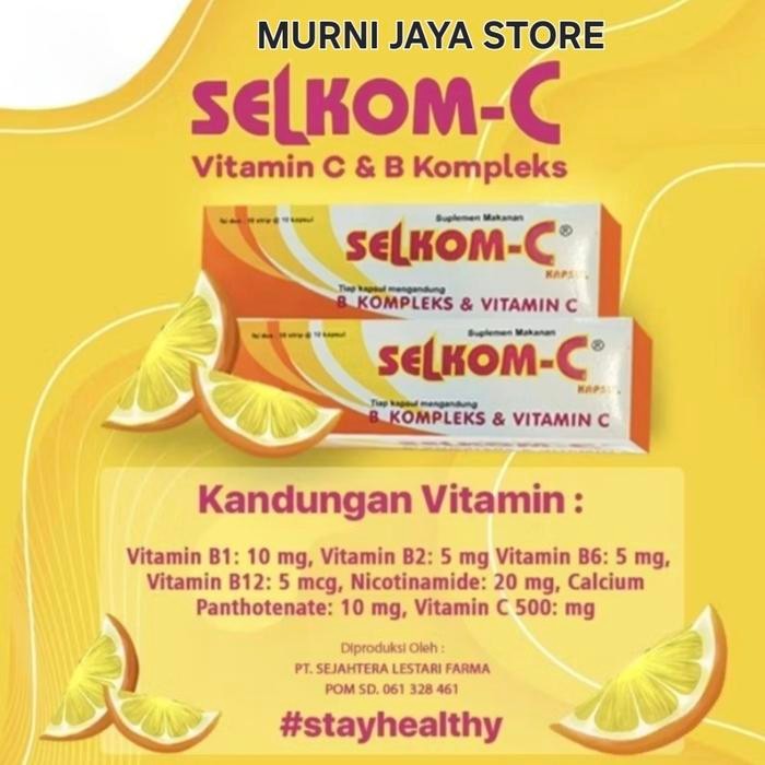 SELKOM C BOX 100 TABLET SELKOM C BOX ISI 100 TABLET