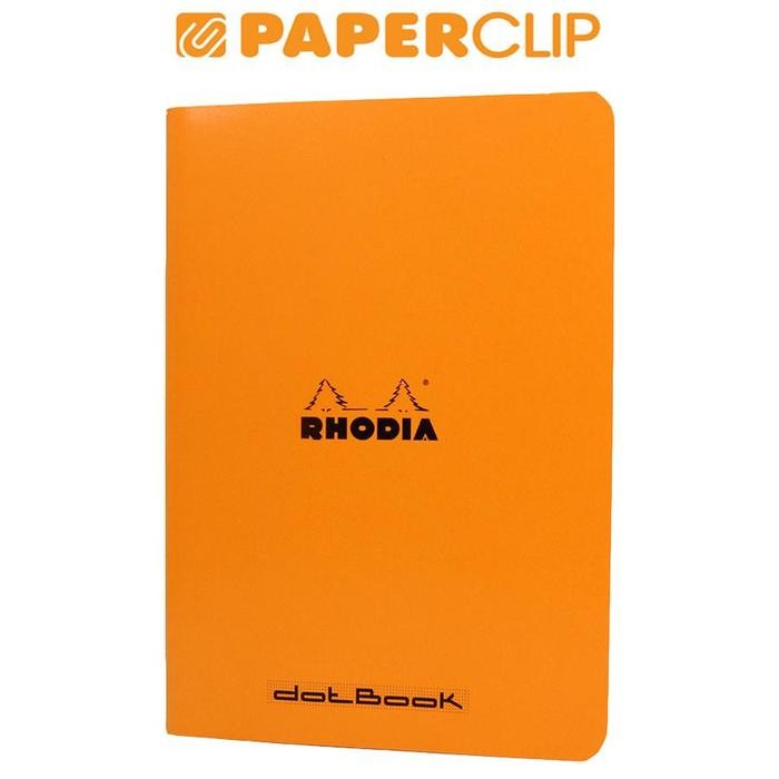 

NOTEBOOK RHODIA A5 STAPLEBOUND ORANGE DOT GRID 119190C