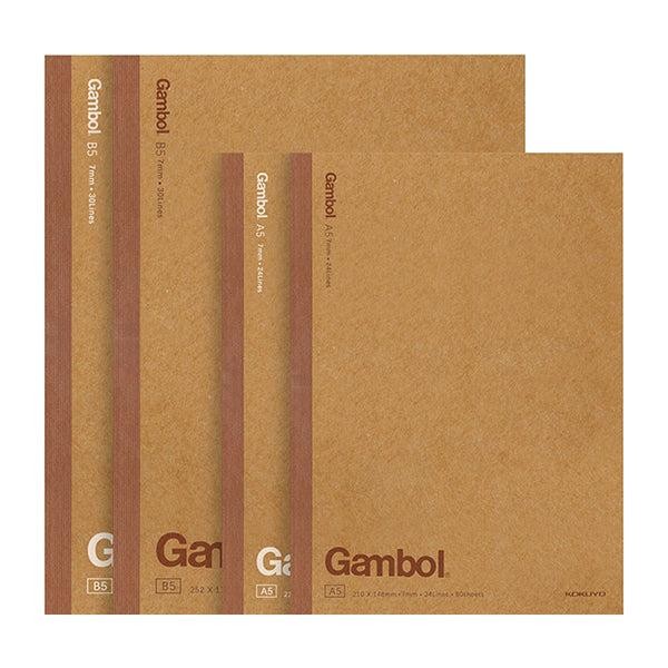 

KOKUYO Gambol Lined Kraft Vintage Paper Notebook 7mm
