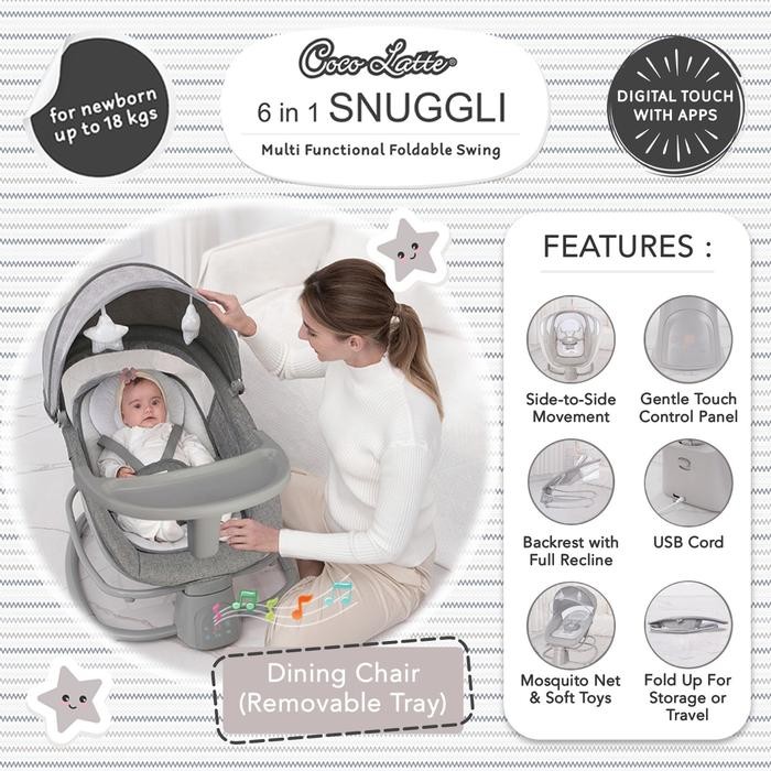 Cocolatte Snuggli Swing / Ayunan Bayi Rocker Bouncer