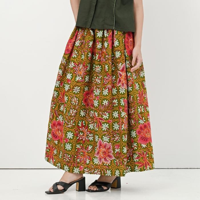 NONA RARA - Keke Skirt Encim P0354, Rok batik wanita modern