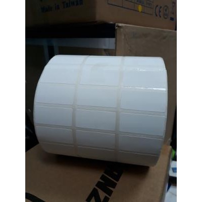 

Promo!! Kertas Sticker Label Barcode Yupo 33X15 3 Baris Isi 10 Rb