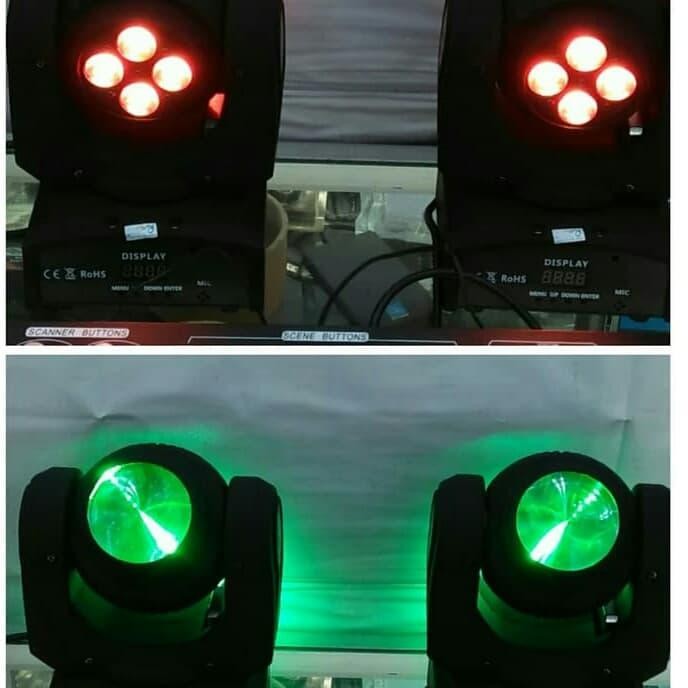 Moving Head Beam Mini Redsun Two Face FullColor