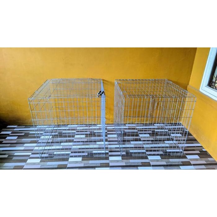 Sangkar kandang besi galvanis kotak kurung kurungan ayam jago laga