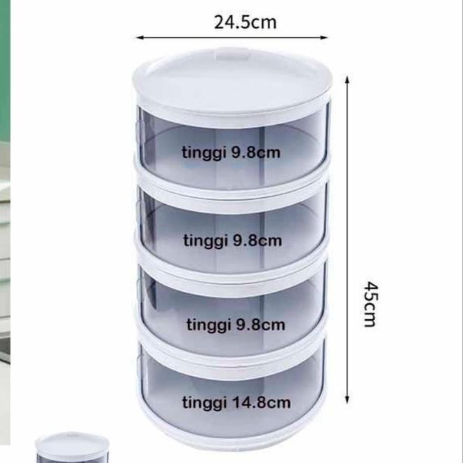 Rak Tempat Penyimpanan Makanan Masakan Sayur , Snack , Buah Susun 4