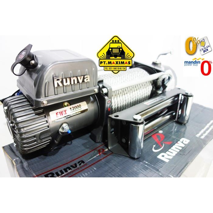 Pilihan- Runva Electric Winch Ewx-12000 (5,4 Ton)