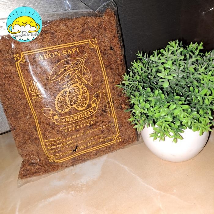 

SIAPKIRIM Abon Sapi Salatiga (Pedas) READY STOCK