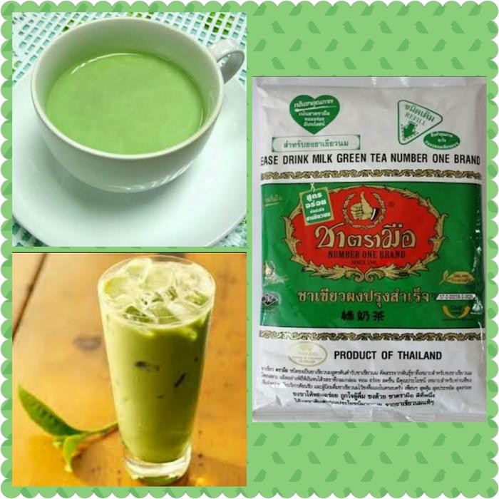 

Pilihan- Thaitea Thai Green Tea Number One Brand Cha Tramue Teh Thailand 200G