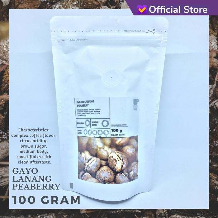 

Pilihan- Kopi Arabika Gayo Lanang Peaberry 100 Gram Biji Dan Bubuk