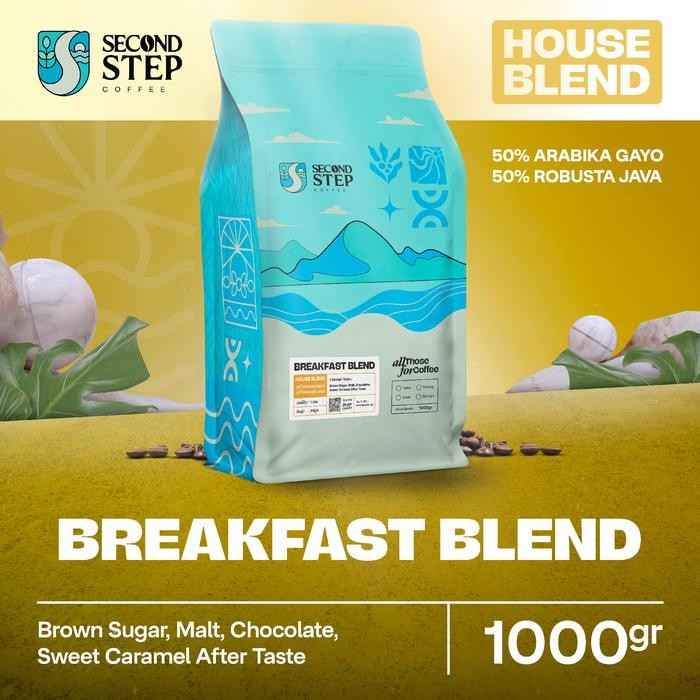

Pilihan- Biji Kopi Bubuk Gold Breakfast Blend Espresso Coffee Bean 1Kg Coffe