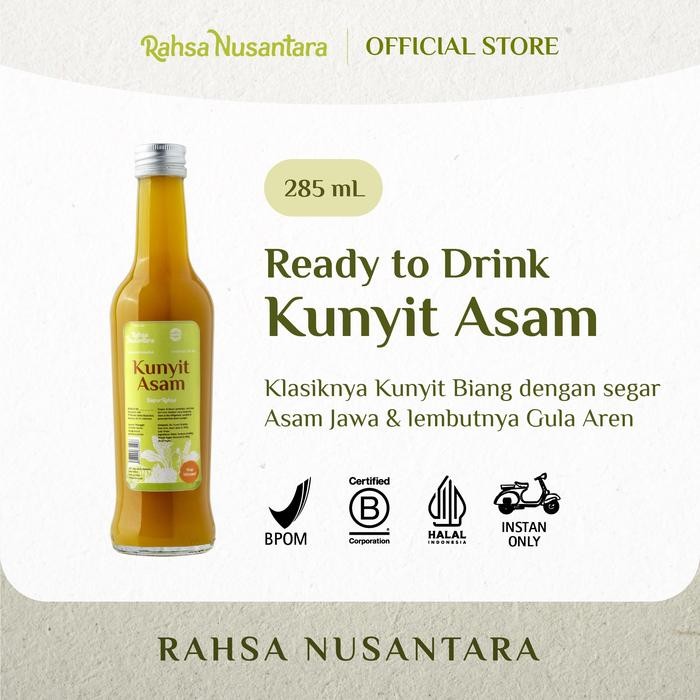 

Pilihan- Kunyit Asam Ready To Drink By Rahsa Nusantara Instant Bandung Only