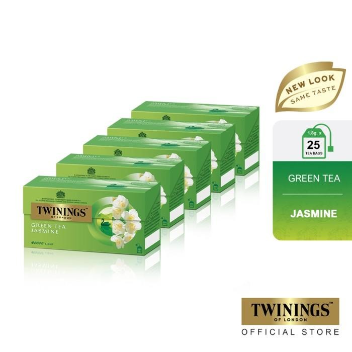 

Pilihan- Twinings Paket Bundle Set 5 Teh Hijau Celup Jasmine Green Tea 25X1.8Gr