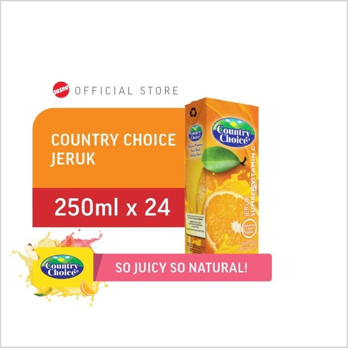 

Pilihan- Country Choice Orange Jus Buah Asli 250Ml X 24 Pcs