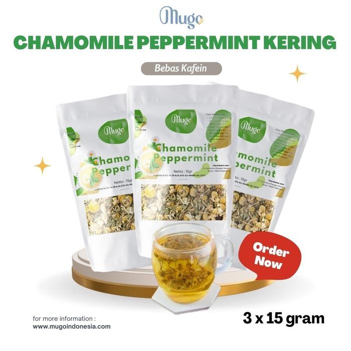 

Pilihan- Paket 3Pcs Bunga Chamomile Peppermint Mengatasi Insomnia