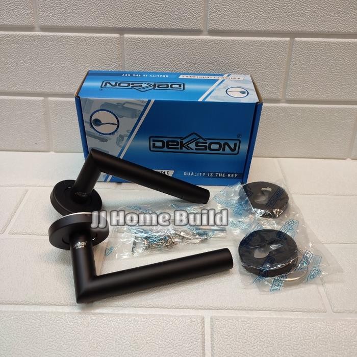 Handle Pintu Roses Dekson Lhtr 0003 Matt Black/Hitam / Gagang Pintu