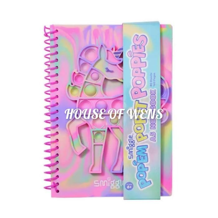 

Smiggle Popem Popit Poppies A5 Notebook Original - Notebook Smiggle