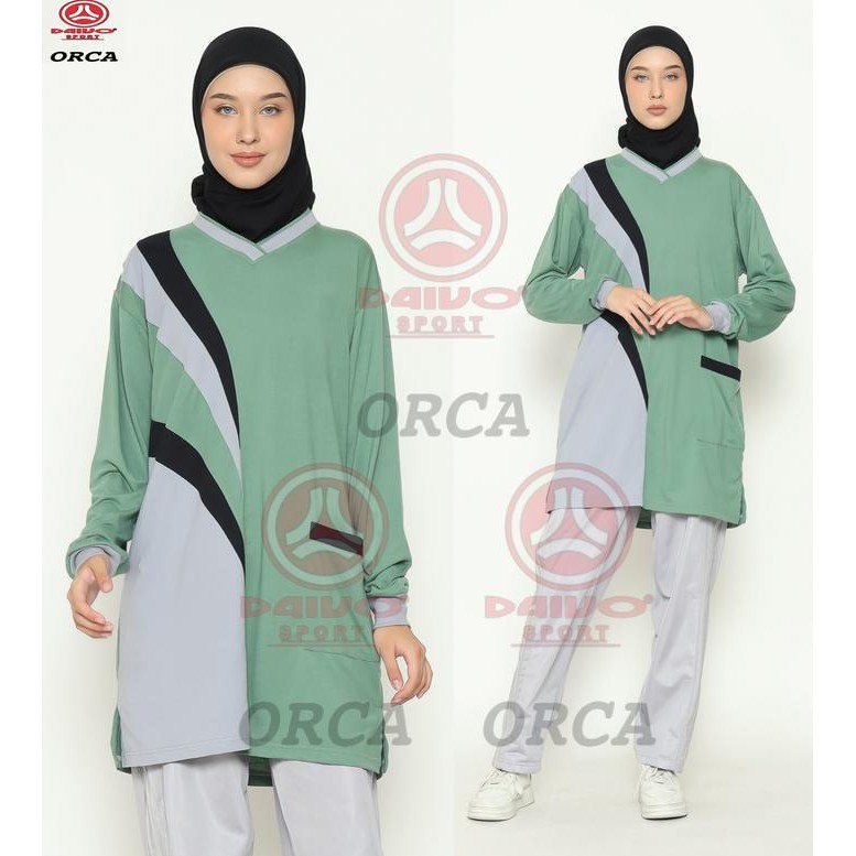 Setelan olahraga muslim wanita /setelan senam /stelan olahraga muslim wanita Baju Celana Sport Kaos