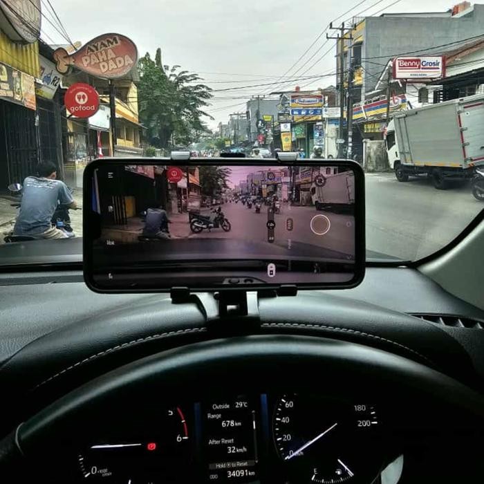 Holder Hp Mobil Calya Sigra Model Jepit Grab/Gosend