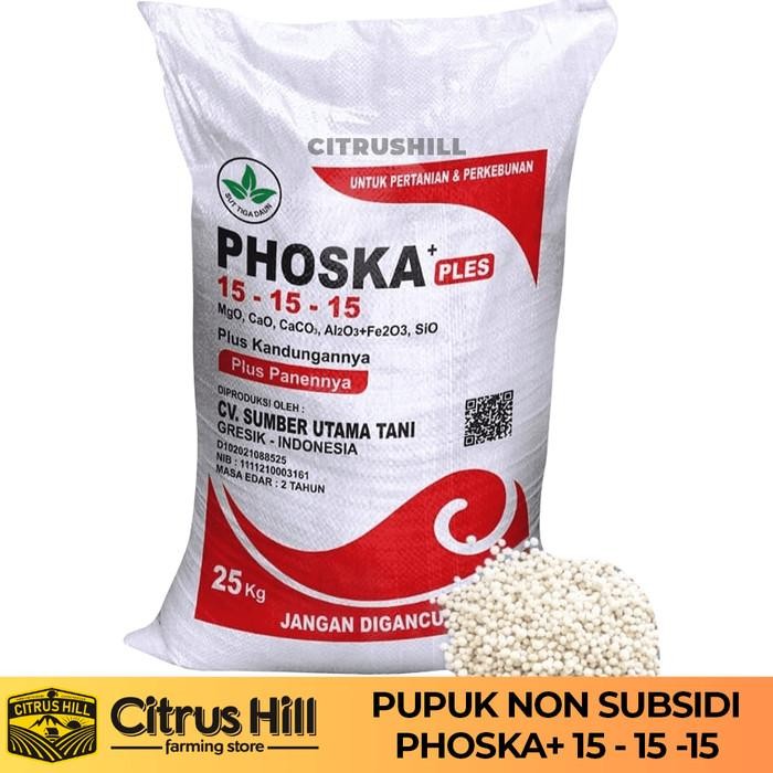 Pupuk Pertanian Phoska+ 15 - 15 -15 - 25kg