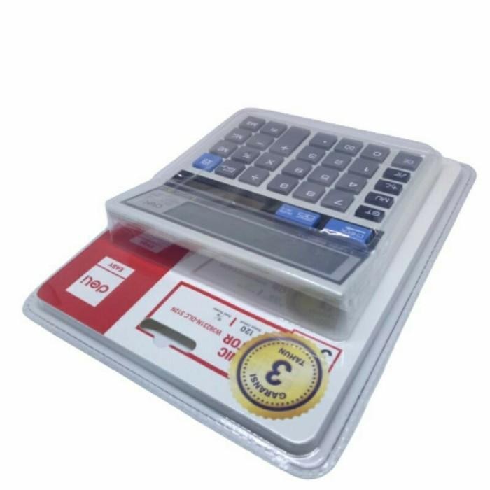 

Deli Dlc-512 Putih / Hitam Easy Calculator Kalkulator Meja Dagang Ori