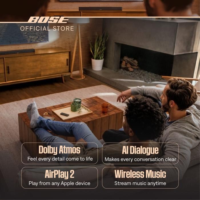 BOSE SMART SOUNDBAR WITH DOLBY ATMOS FOR PREMIUM HOME THEATER
