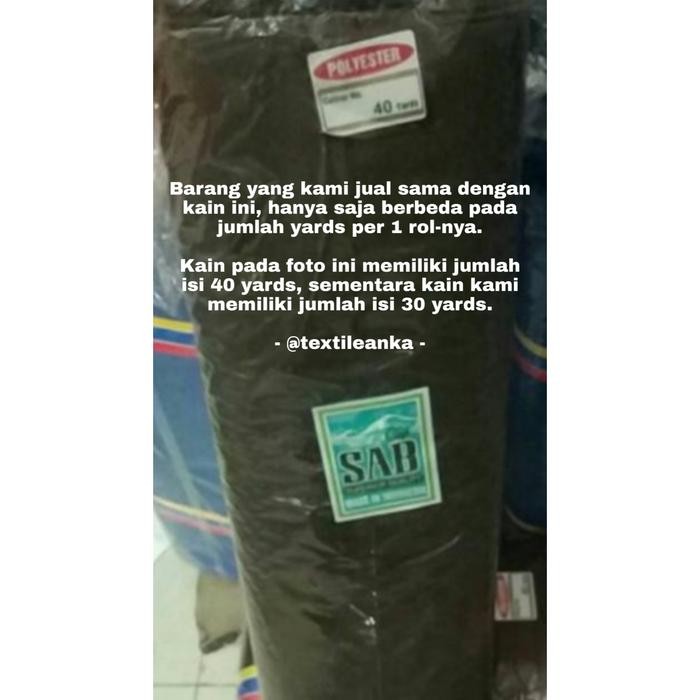 

KAIN ASAHI POLOS (BAHAN LAJER TOPI) 27 METER MURAH BUKAN ECERAN KODE 1097