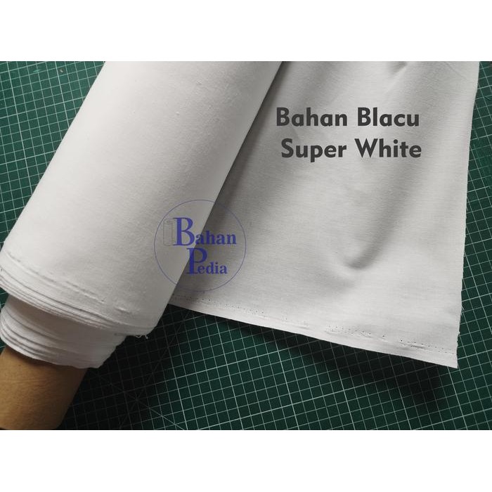 

[MTR] KAIN BELACU BAHAN BLACU PUTIH 100 X 150 CM SUPER WHITE KODE 627