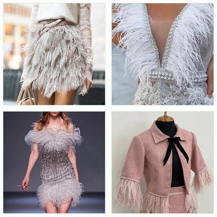 

1 METER BULU OSTRICH BULU OSTRICH FEATHER PENDEK OSTRICH FUR PERYARD KODE 832