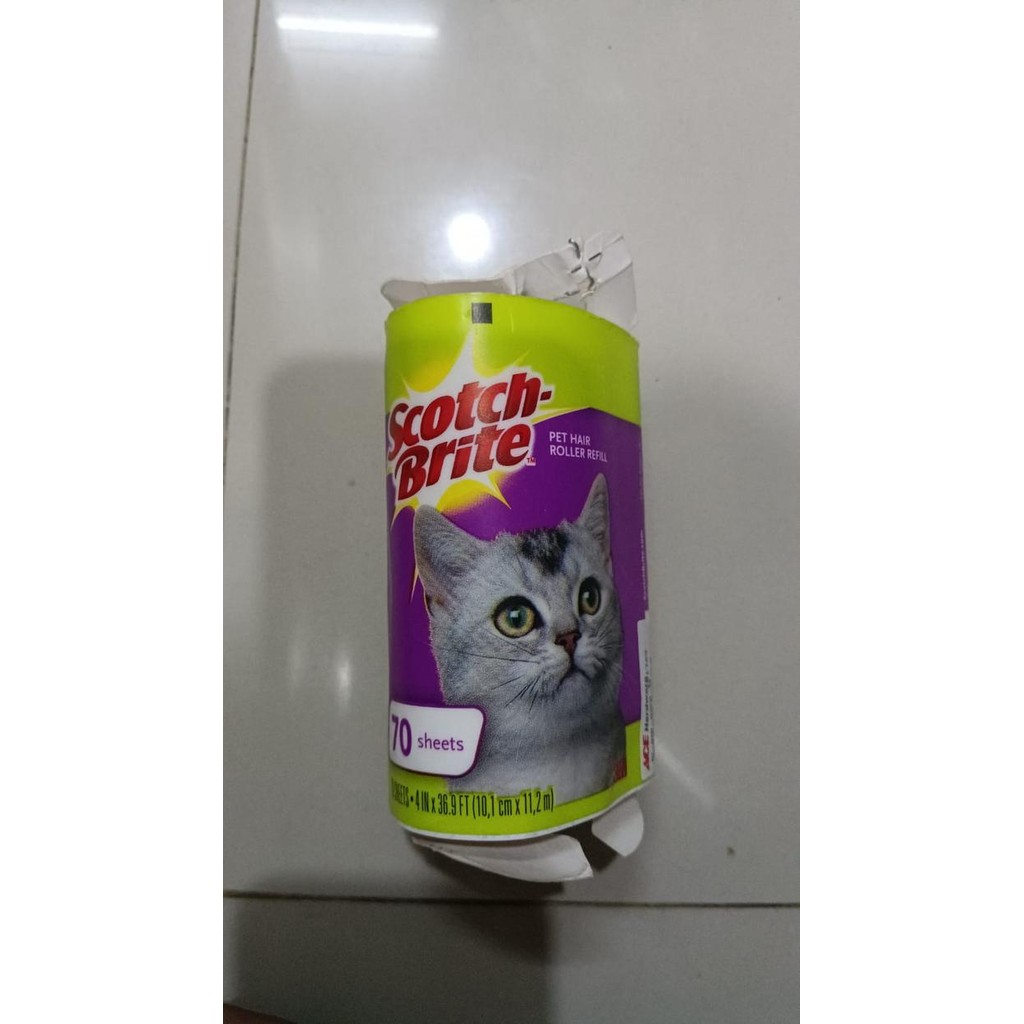 Scotch Brite Refill roller bulu hewan