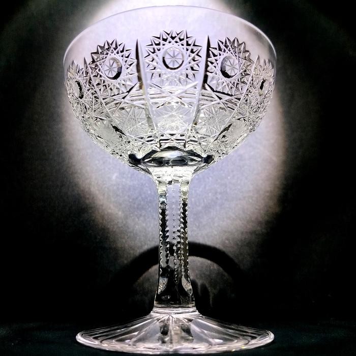 pajangan gelas crystal Bohemia 500pk d058