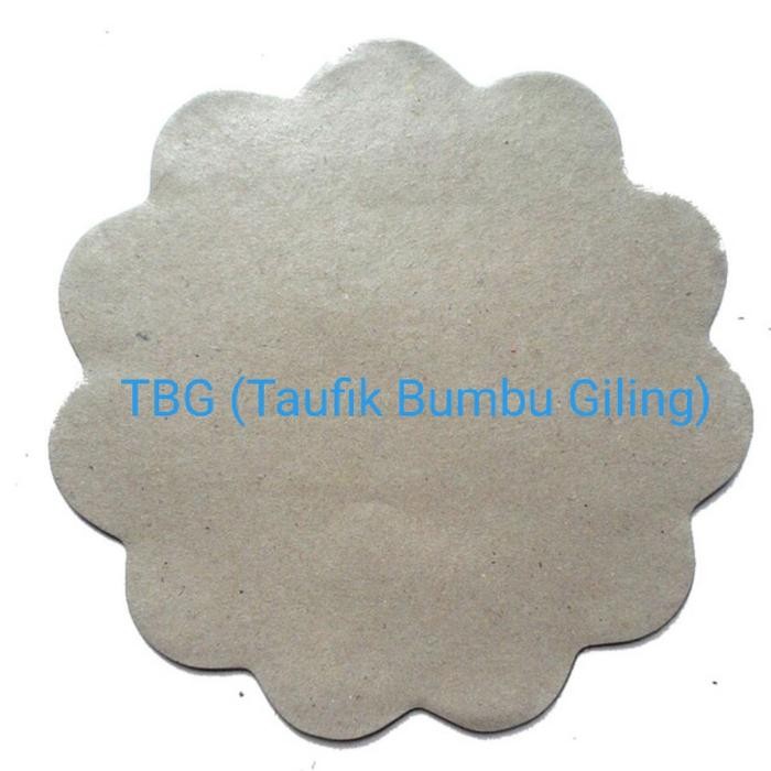 kertas nasi alas piring rotan 1pak isi 250 lembar