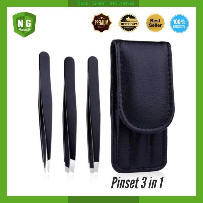PINSET ALIS Penjepit Bulu Mata Alis dan Bulu Ketiak Bahan Stainless Steel Premium Penjepit Bulu Mata