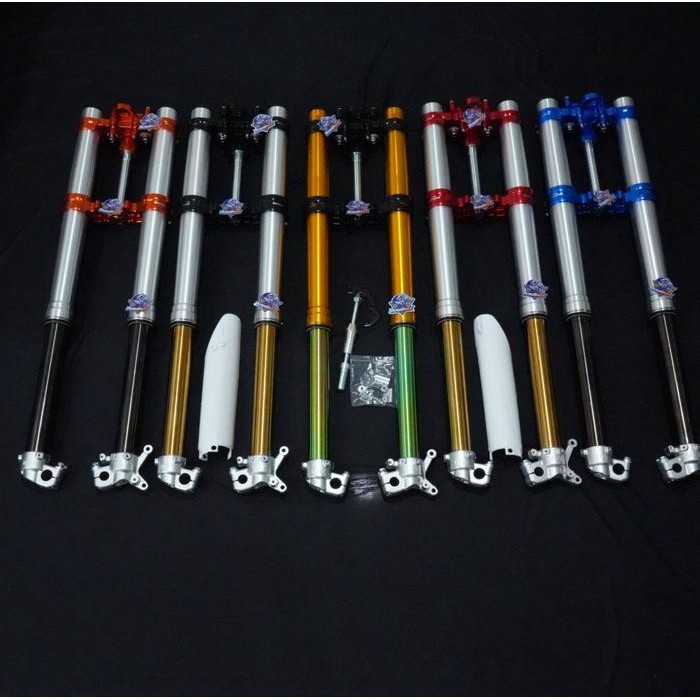 Shock USD Realjump Upside down MGV KLX 150 PNP kunci kontak Model HT