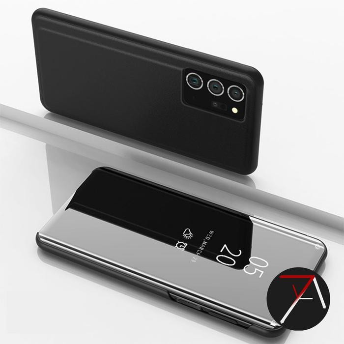 Oppo Reno6 Reno 6 4G Flip Clear View Standing Mirror Cover Case Casing